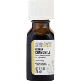 Essential Oils Aura Cacia By Aura Cacia German Chamomile In Jojoba Oil 0.5 Oz For Anyone