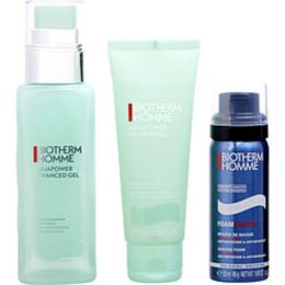 Biotherm By Biotherm Homme Aquapower Set: Advanced Gel 75ml + Foamshaver 50ml + Shower Gel 75ml --3pcs For Men